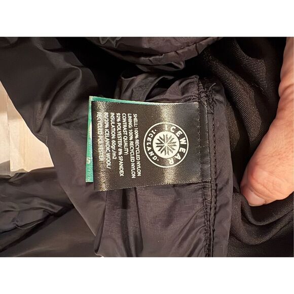 Icewear Iceland Women's Lightweight Full Zip Hooded Jacket Black Activewear - Picture 3 of 13